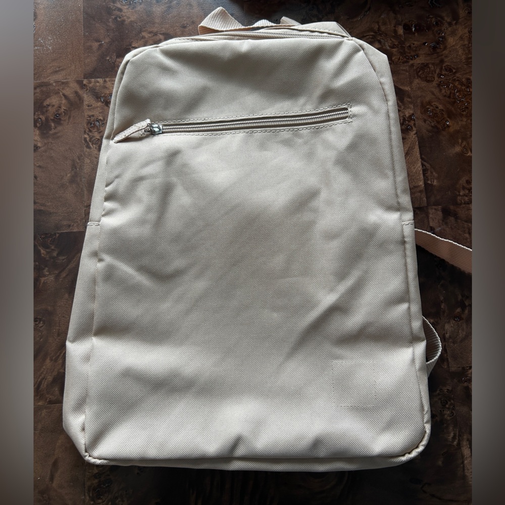 Brand New Unused Minimalist Tan Backpack